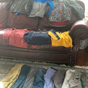 Assorted Boys Winter Clothes Lot Size 6/7 Hoodies Pants Pre-Owned